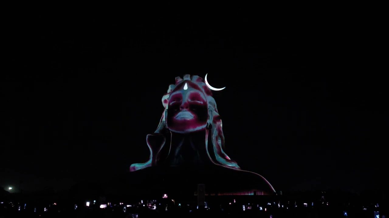Adiyogi Coimbatore Laser show 4/1/25