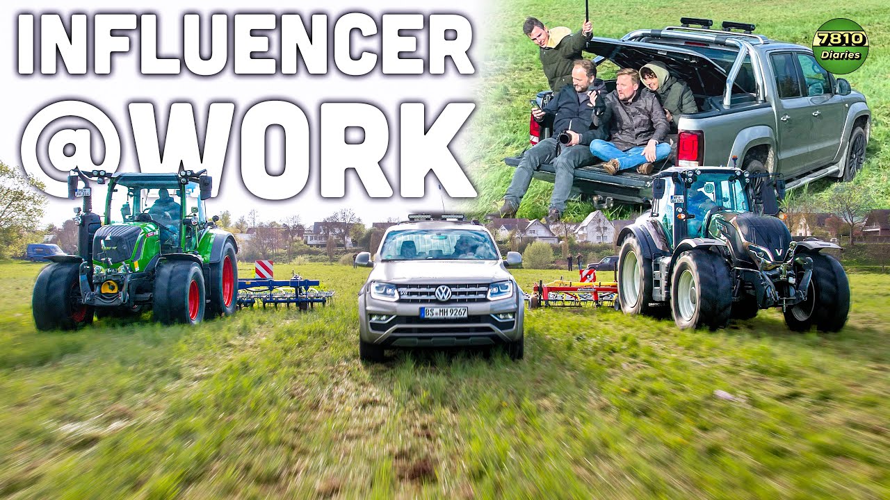 Traction Bootcamp 2023 für Grünlandpfege! Agrar-Influencer bei der “Arbeit”😂🙈