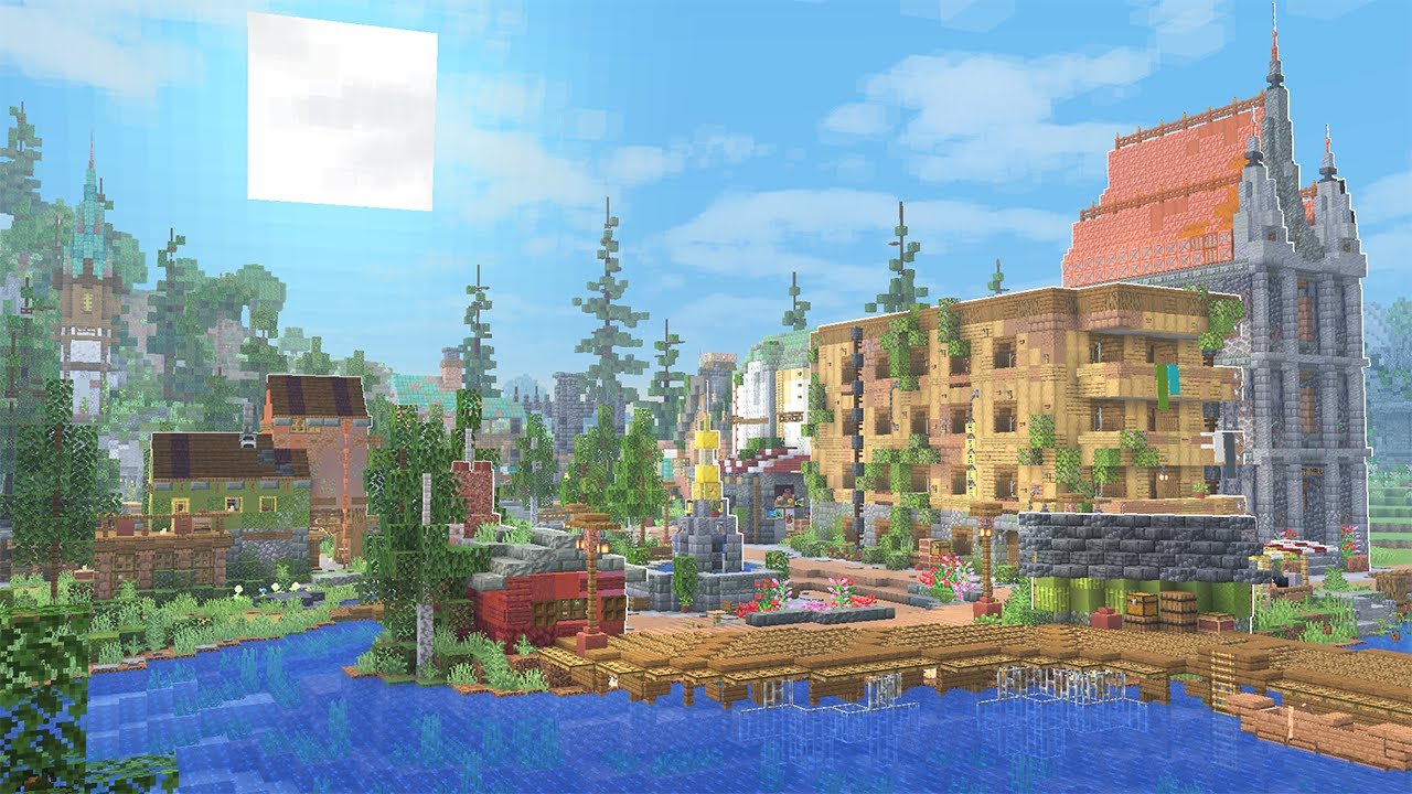 I built a riverside city