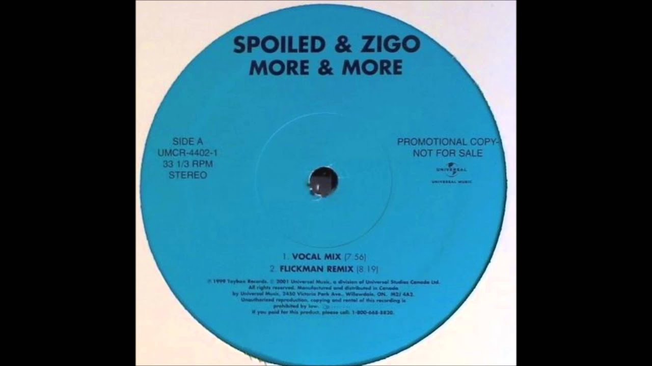 Spoiled & Zigo - More & More (Vocal Mix) (1999)