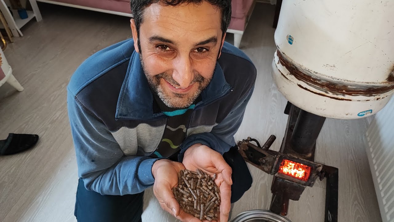 PİRİNA PELET YANMA TESTİ  (Zeytin Posası  Pirina Pelet)