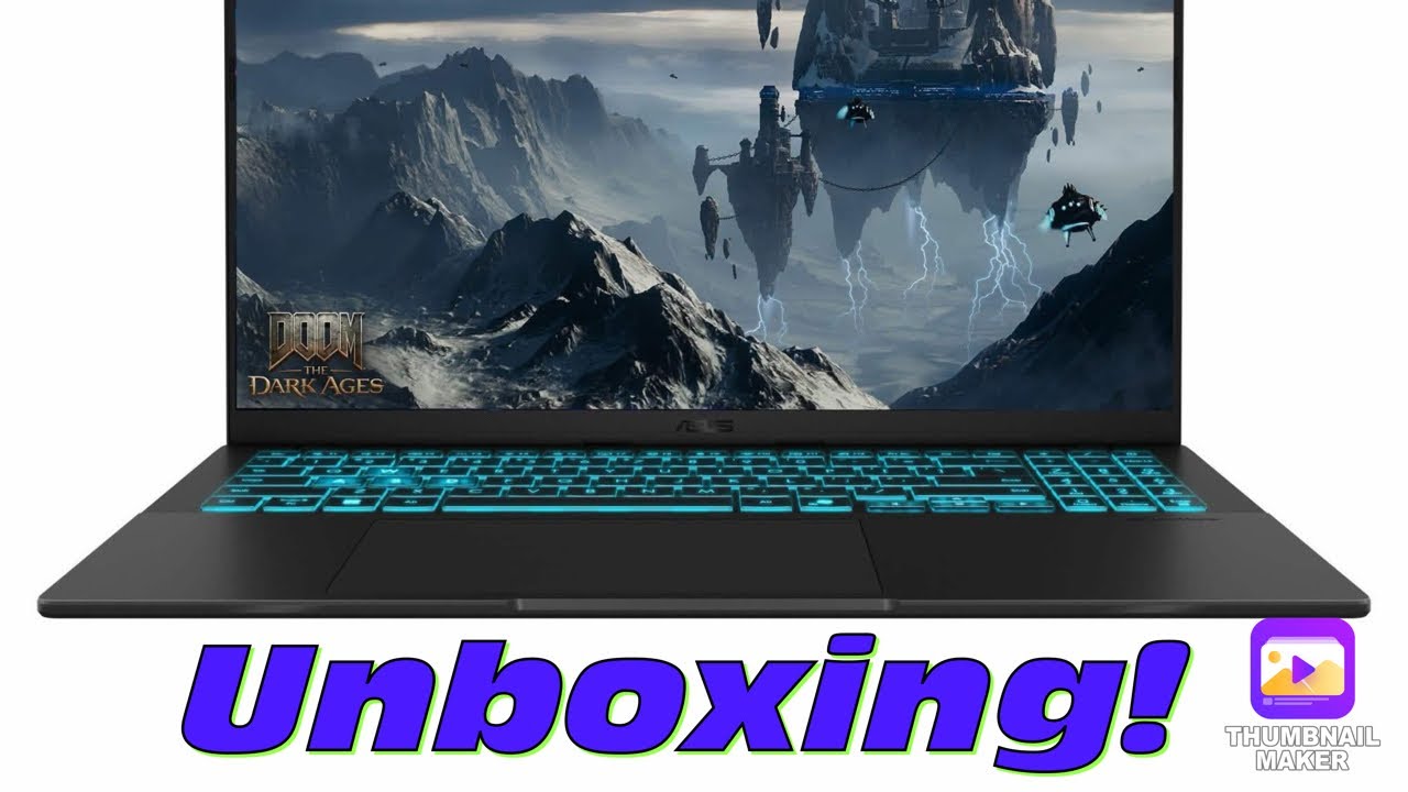 Asus V16 Gaming Laptop unboxing