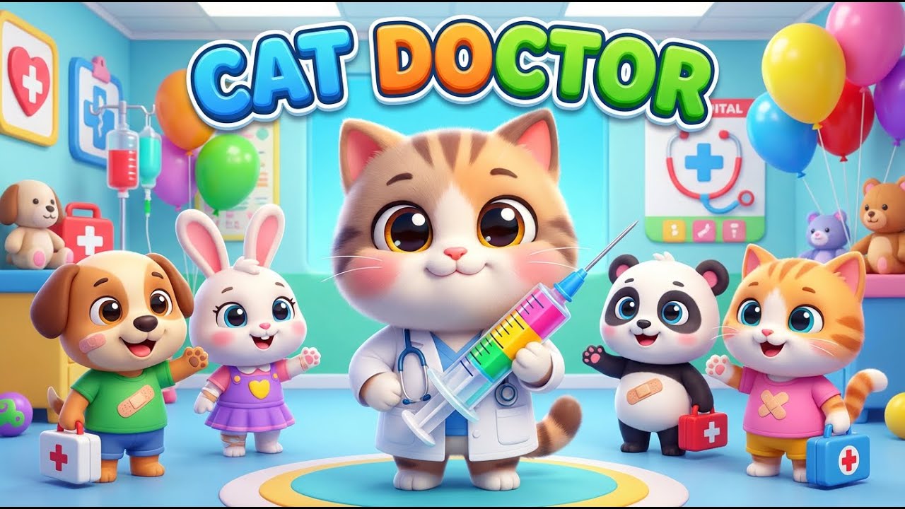Cats Doctor -6 | Learn more about cats for kids | Kids academy | Baby Toons | Kids Video