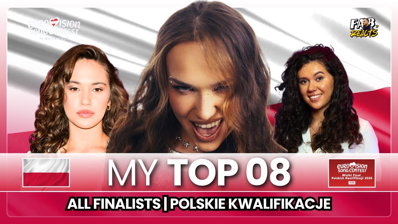 My Top 08 | Wielki Finał Polskich Kwalifikacji 2026: BEFORE LIVE SHOW | POLAND 🇵🇱 ESC 2026 🎶😍