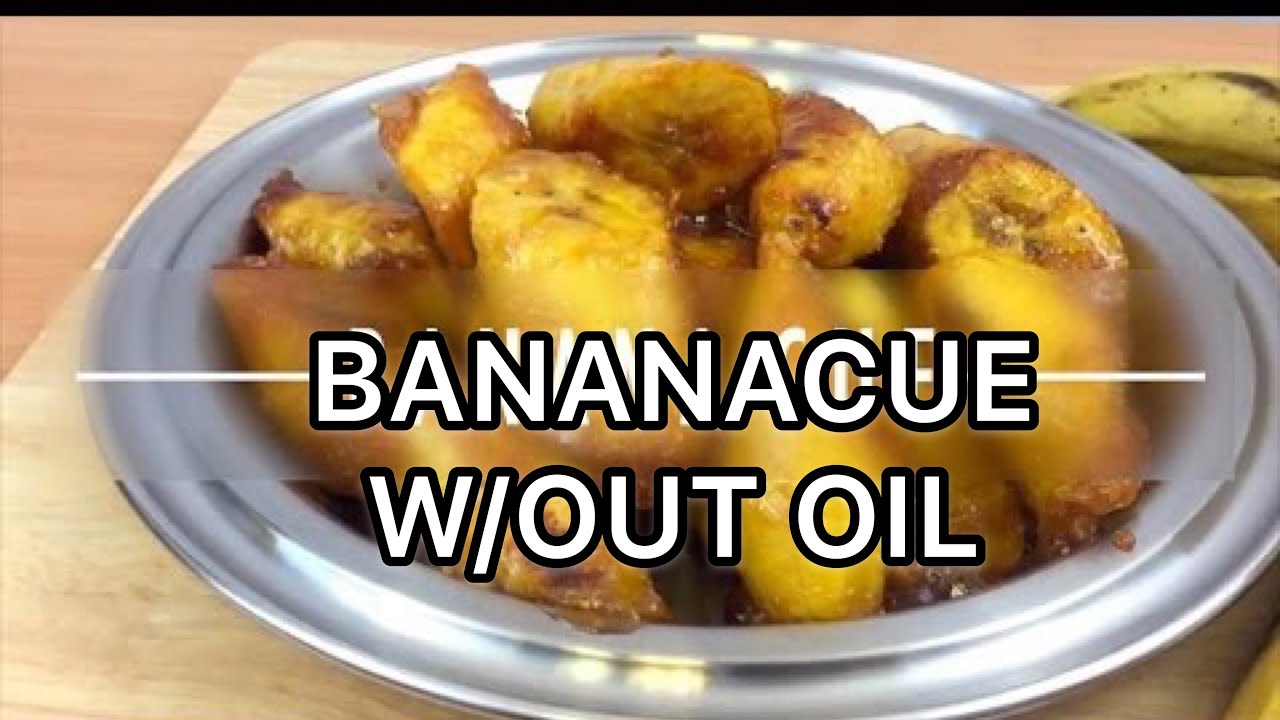 HOW TO COOK BANANA CUE without OIL | SALADMASTER SKILLET