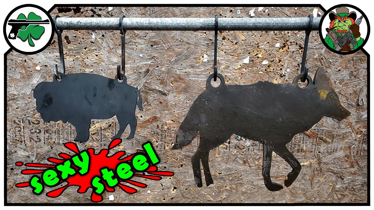 SUPER COOL Custom AR500 Steel Targets From High Caliber Targets