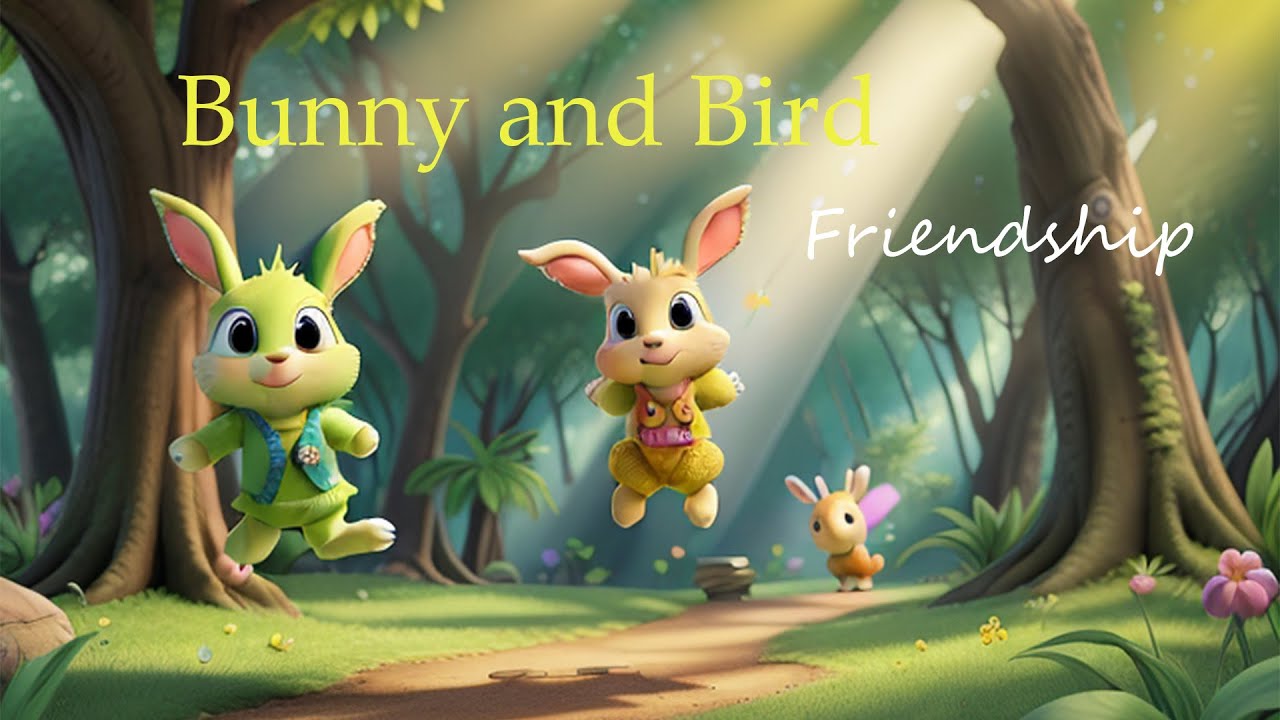 Bunny and Bird Friendship - The story of Animal Friends | Learn English through Story
