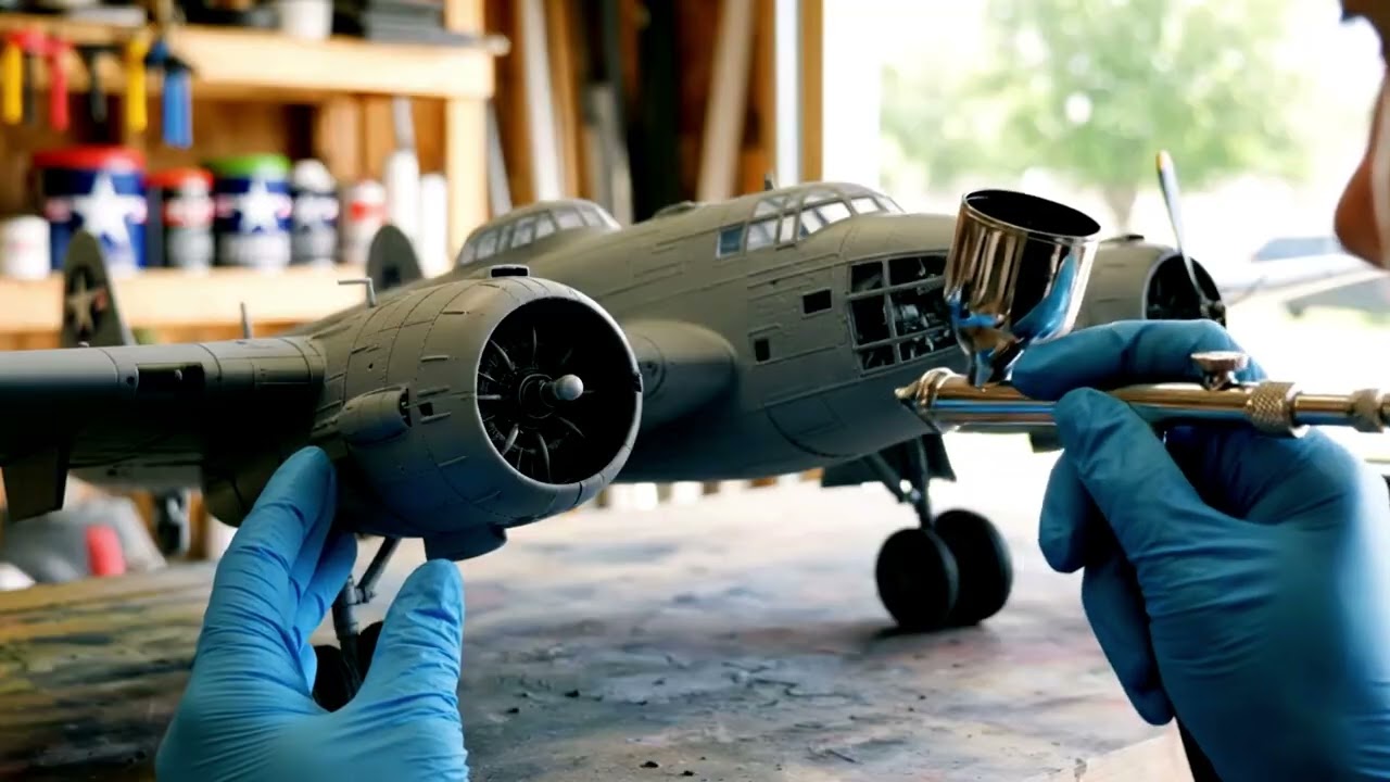 B-24 Liberator Bomber Toy Restoration