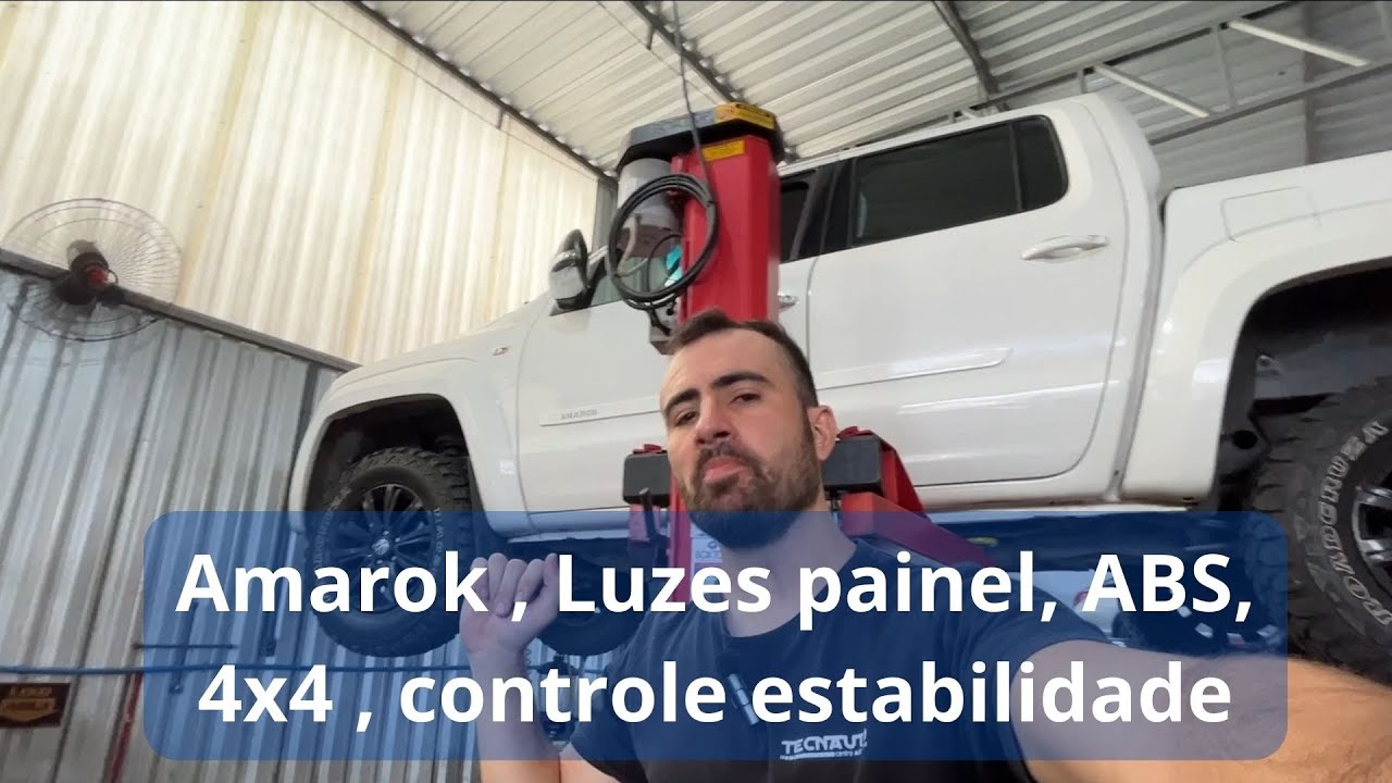 Amarok luzes painel acesa, ABS, Controle estabilidade