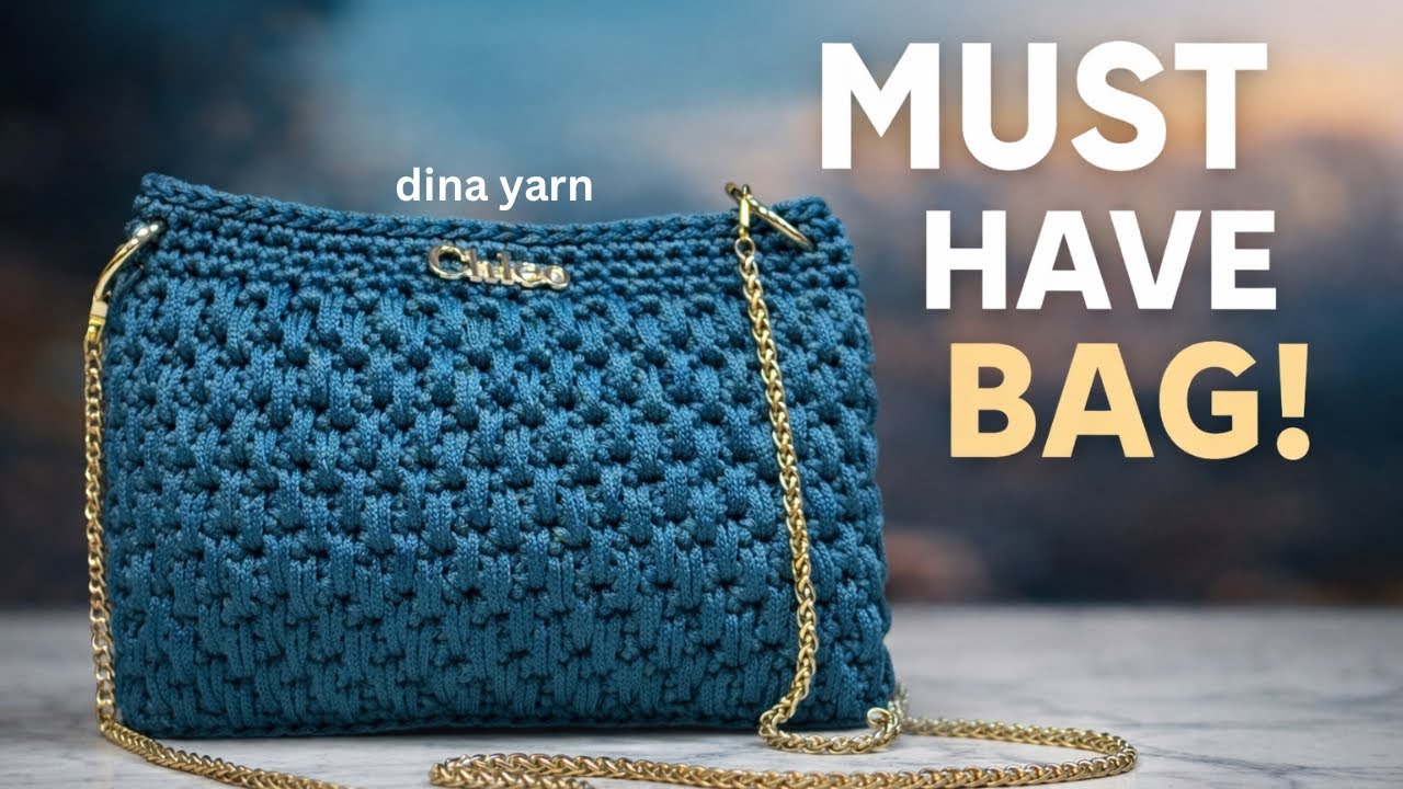 أسهل شنطه كروشيه للمبتدئين ف ااقل من ساعتين  This Crochet Bag Was Done WAY Faster Than I Expected