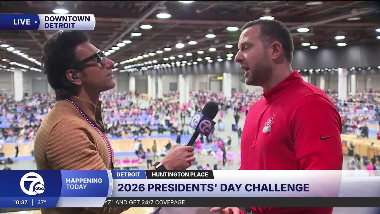 Live guests: Organizers speak at 2026 President's Day Challenge at Huntington Place