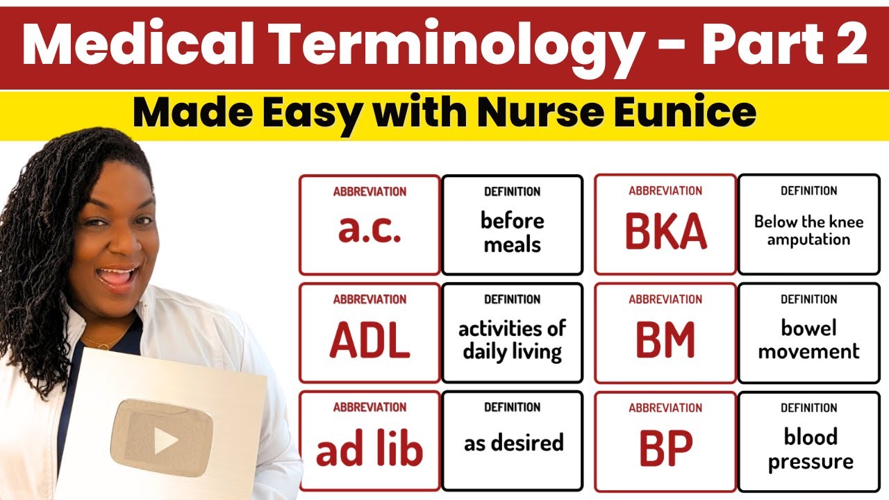 2024 Medical Terminology Made Easy - Part 2