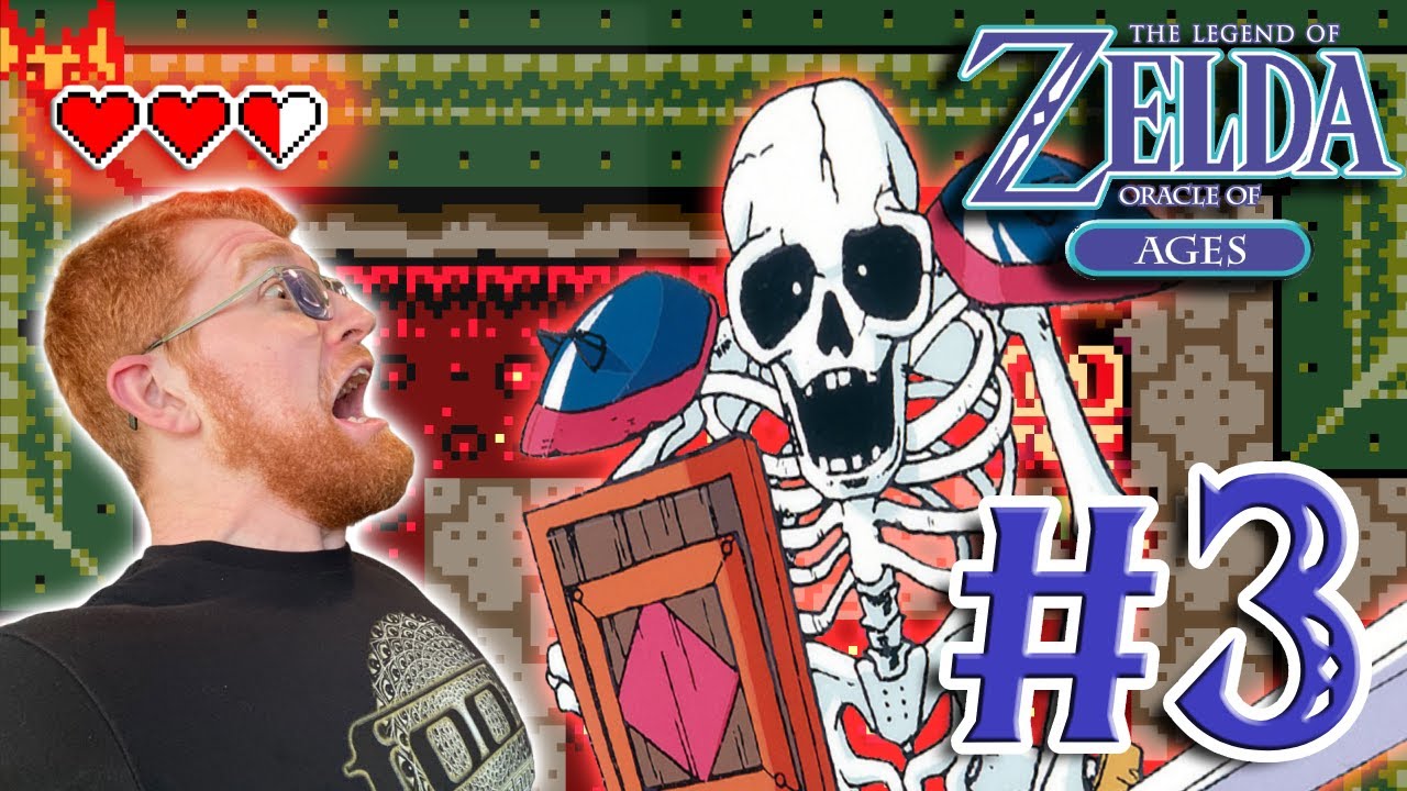 THIS DUNGEON'S DESIGNED TO END ME! - Zelda: Oracle of Ages - 3-Heart Challenge Stream #3