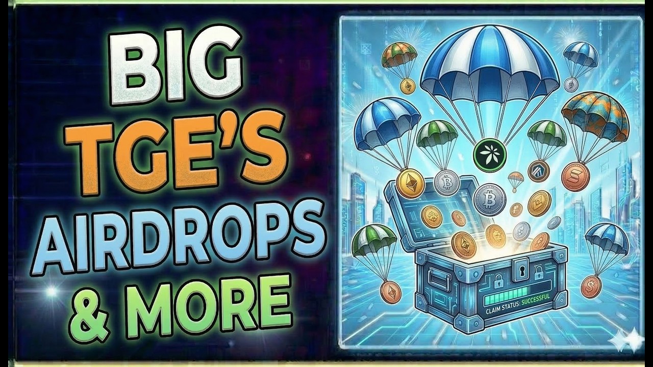 🔥 Big TGEs and Airdrops You Can't Miss This Month