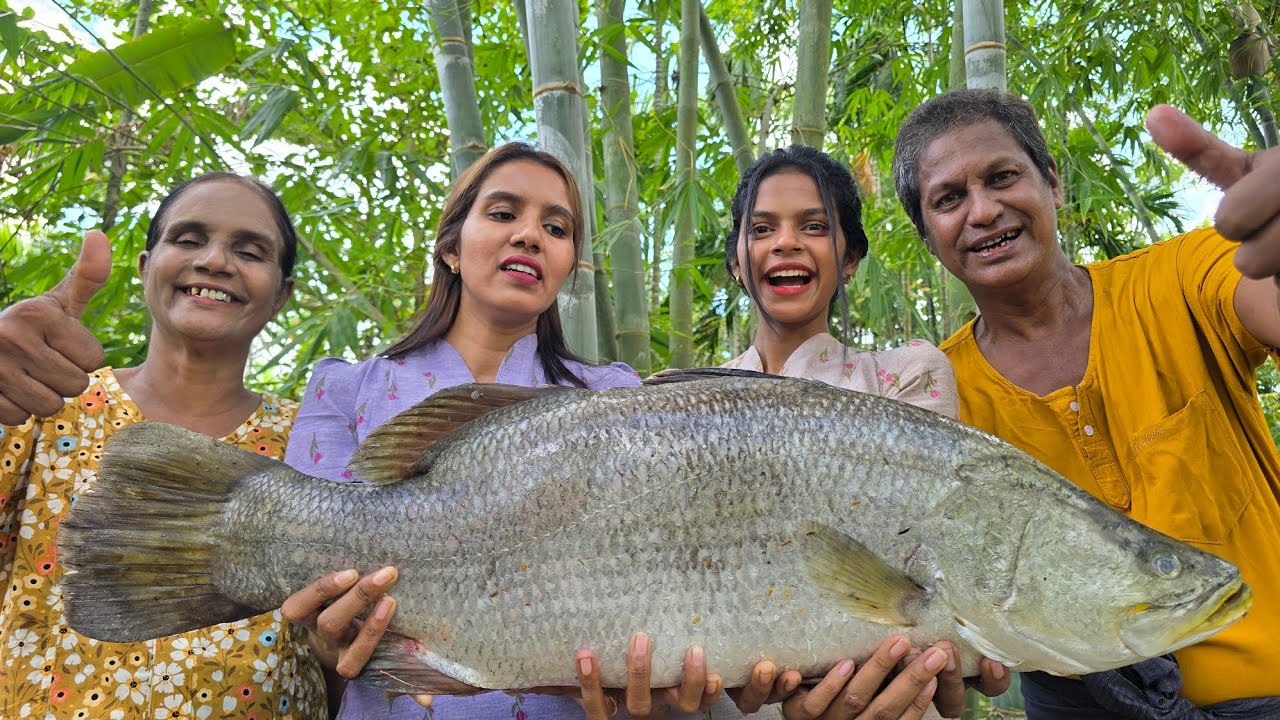 8kg Big Fish Cooking / ငါးပိဿာကျော် ကတ်သပေါင်းကြီး ကောင်လုံးကြော်