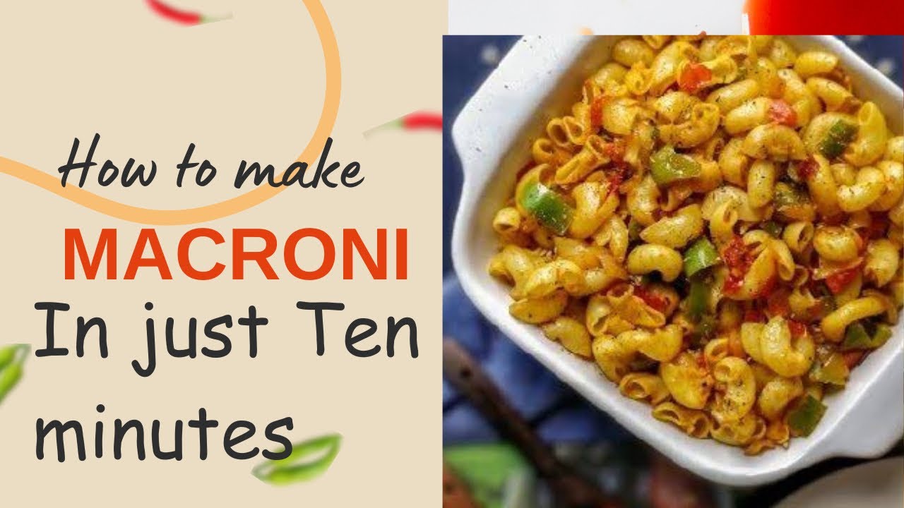 How to make Macroni in just Ten minutes|My first food vlog| my first recipe|daily life vlog|♥️