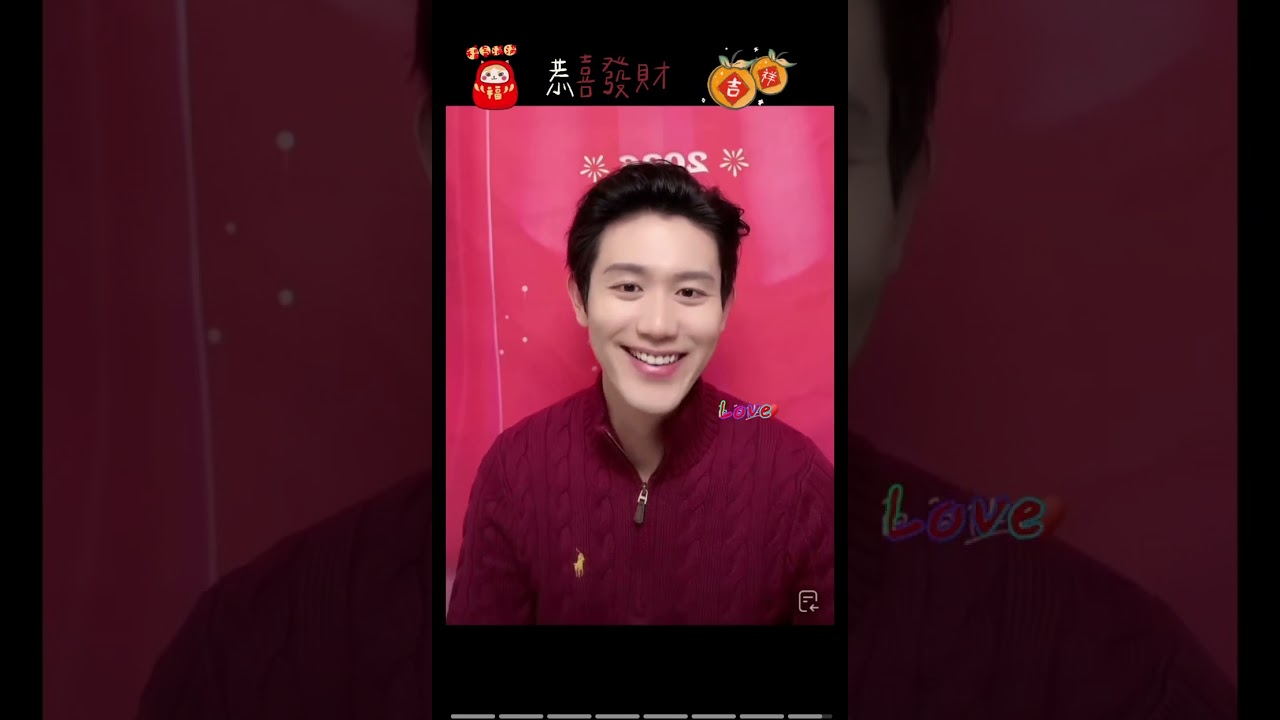 💖白方文💖😘🧡Dabai🧡🙆LIVE 20-2-2026🥰So handsome&So cute🤗😘Love🫶You😘🫰💋#🥳Happy chinese new year🎉🧧