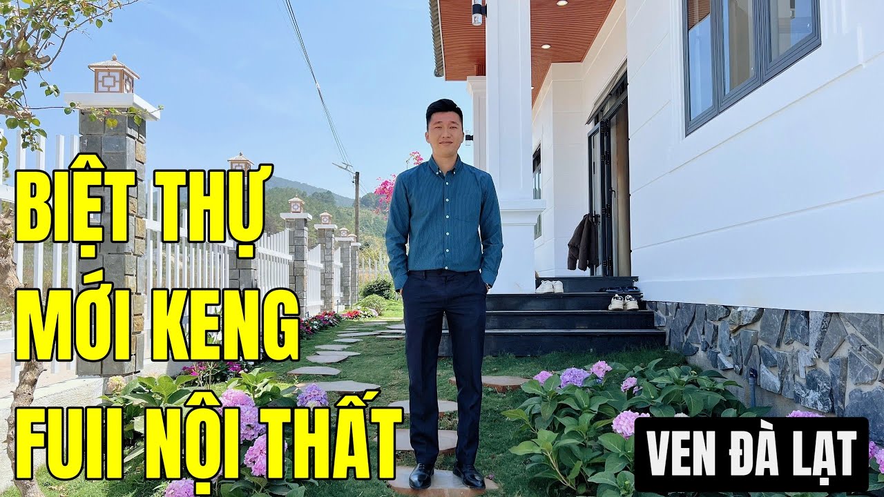 BIỆT THỰ 2 MẶT TIỀN|| Khu nghỉ dưỡng thung lũng thông Ven Đà Lạt- Đã có full nội thất