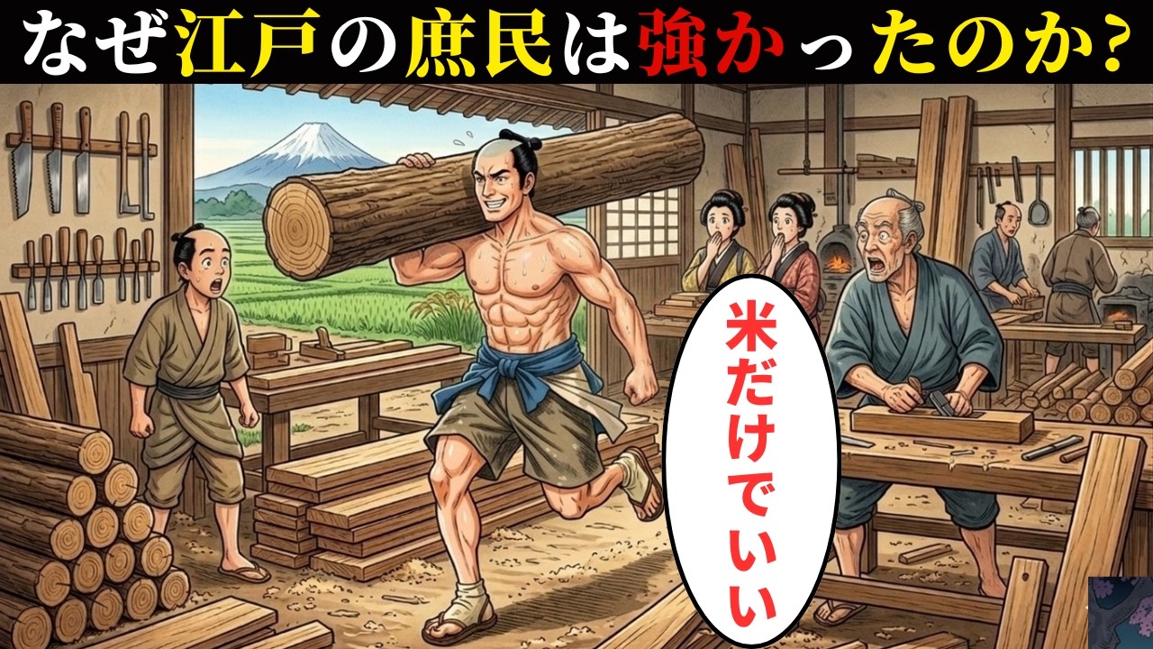 なぜ江戸の庶民は強かったのか？プロテイン不要の“驚きの食生活”【江戸時代の庶民】