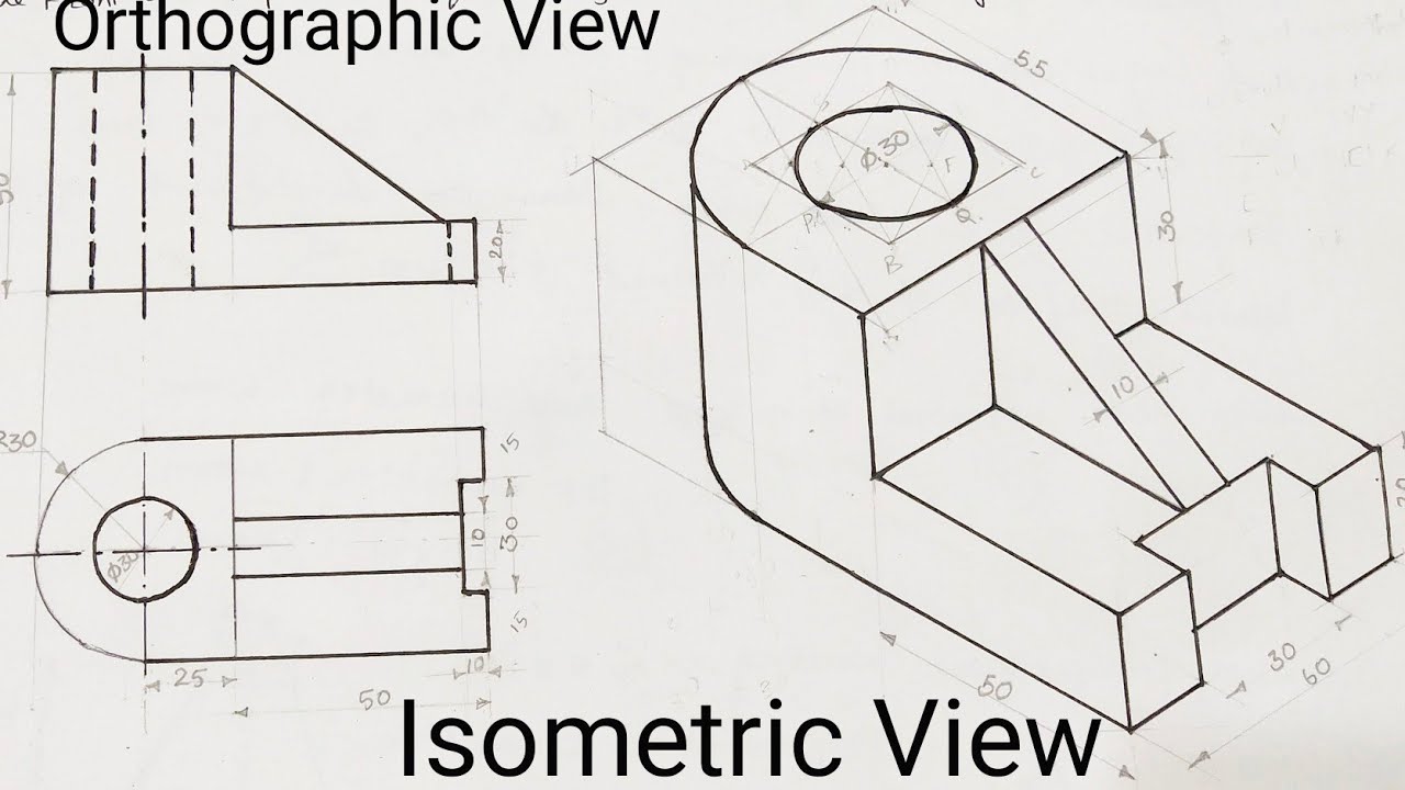 Drawing Of Isometric View