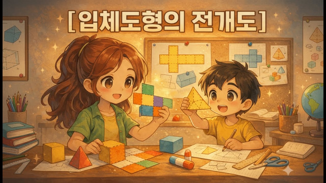 [초6수학 1학기] 16차시 : 입체도형의 전개도