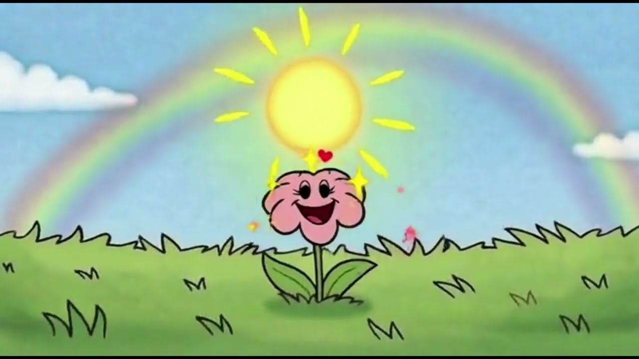 🌼 Il fiore, il sole e la pioggia – Filastrocca per bambini piccoli ☀️🌧️