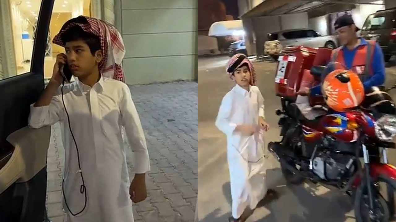 احمد طلب اكل اخر الليل وماعنده فلوس وتورط مع العامل 😂 #فراج_قزيع_السهلي سنابات فراج قزيع السهلي