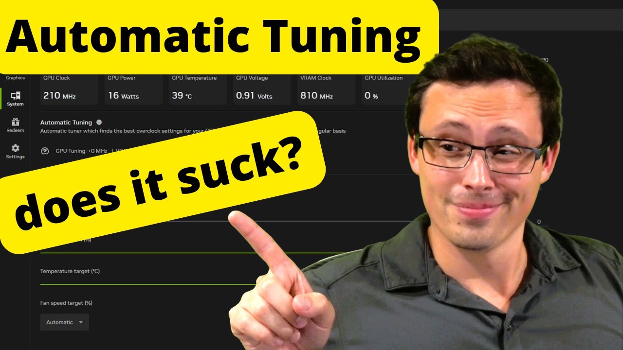 Nvidia App Automatic Tuning Review