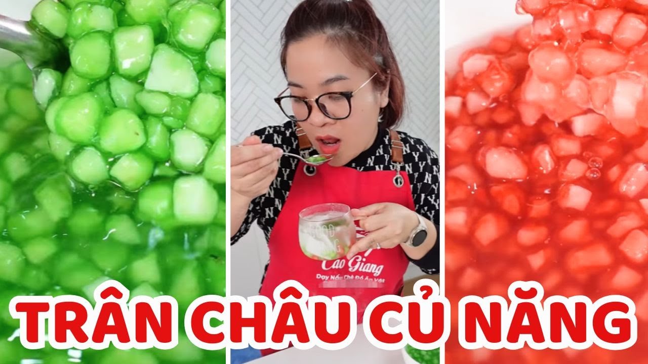 Cùng Giang làm món trân châu củ năng để kiếm thêm thu nhập | Cao Giang