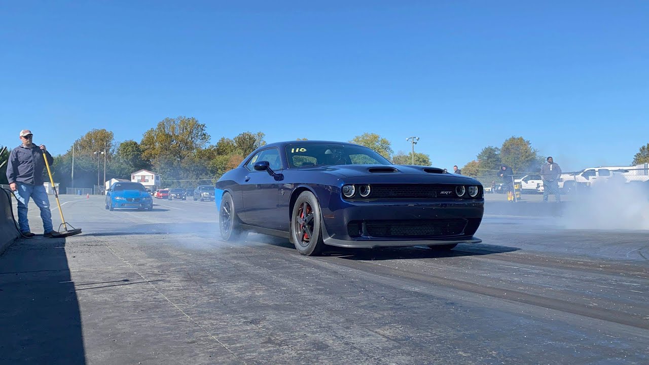 Hellcat - Challengers - Demon at Cecil Drag Way Part 1