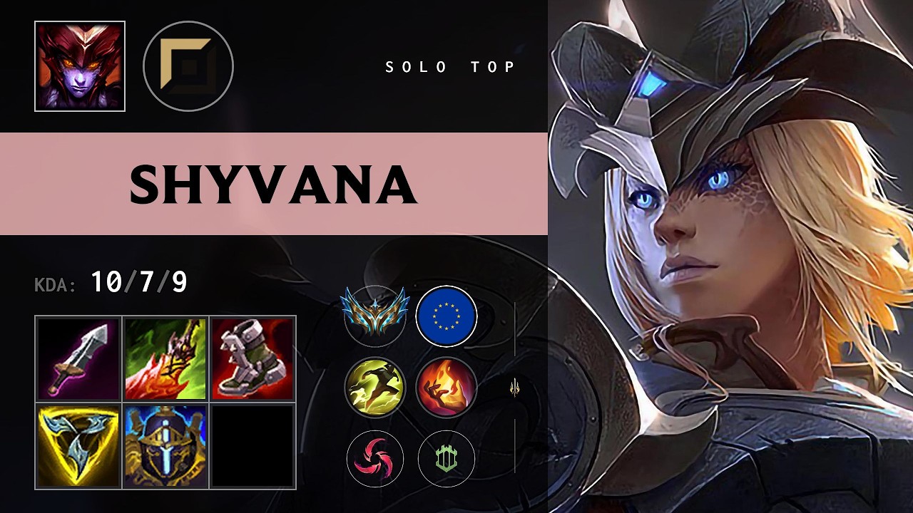 Shyvana Top vs Ambessa - EUW Challenger Patch 26.11
