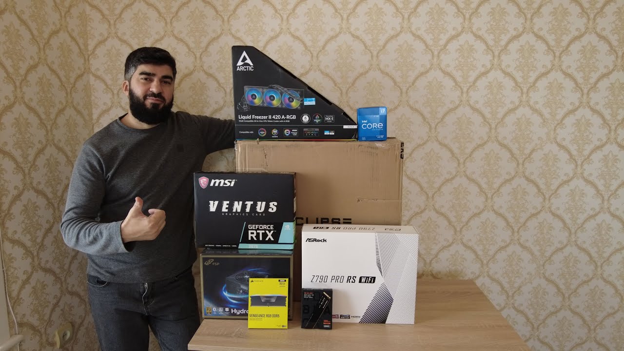 İzləyicimiz üçün oyun kompüteri yiğdığ  /Arctic Liquid Freezer II 420 A-RGB @ARCTIChannel
