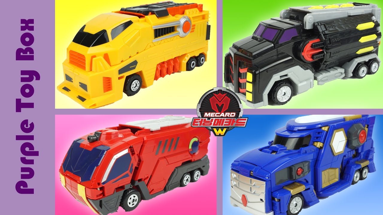 터닝메카드W 메가시리즈 4종 과 터닝메카드W 10종 장난감 Mecard mini cars and mege series