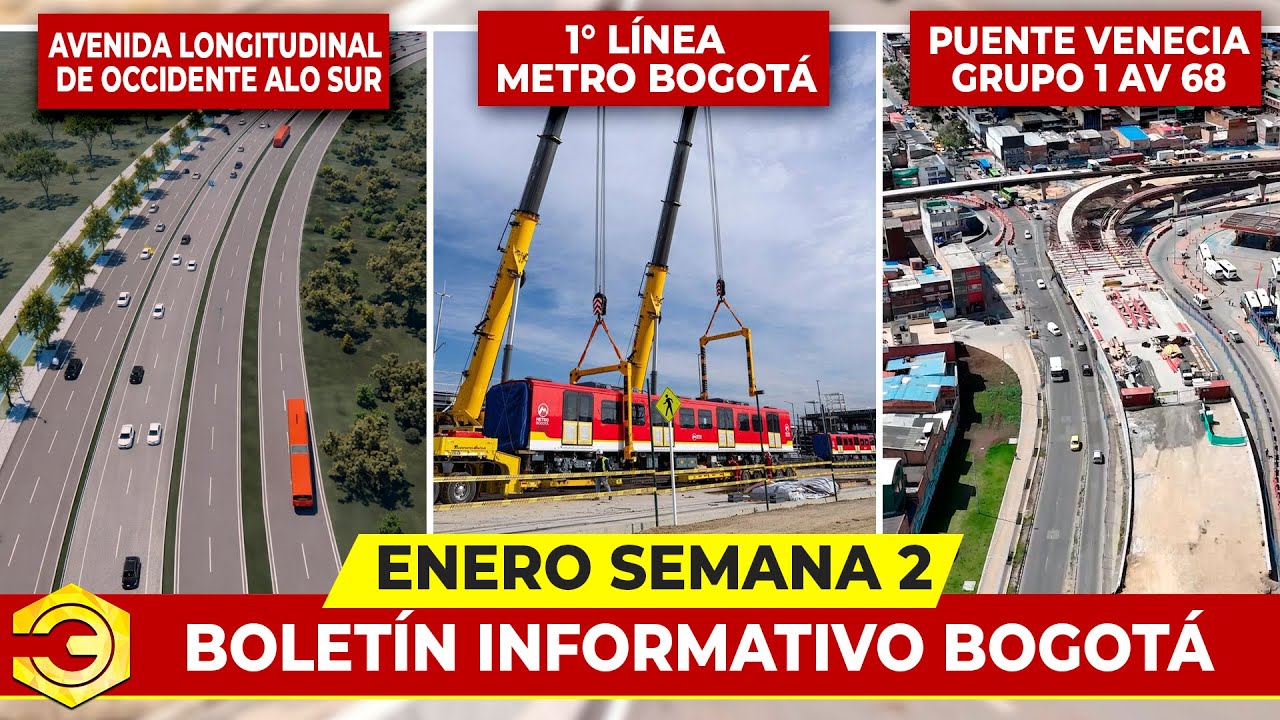 Noticias de Infraestructura de la Actualidad de Bogotá | 2° Semana Enero
