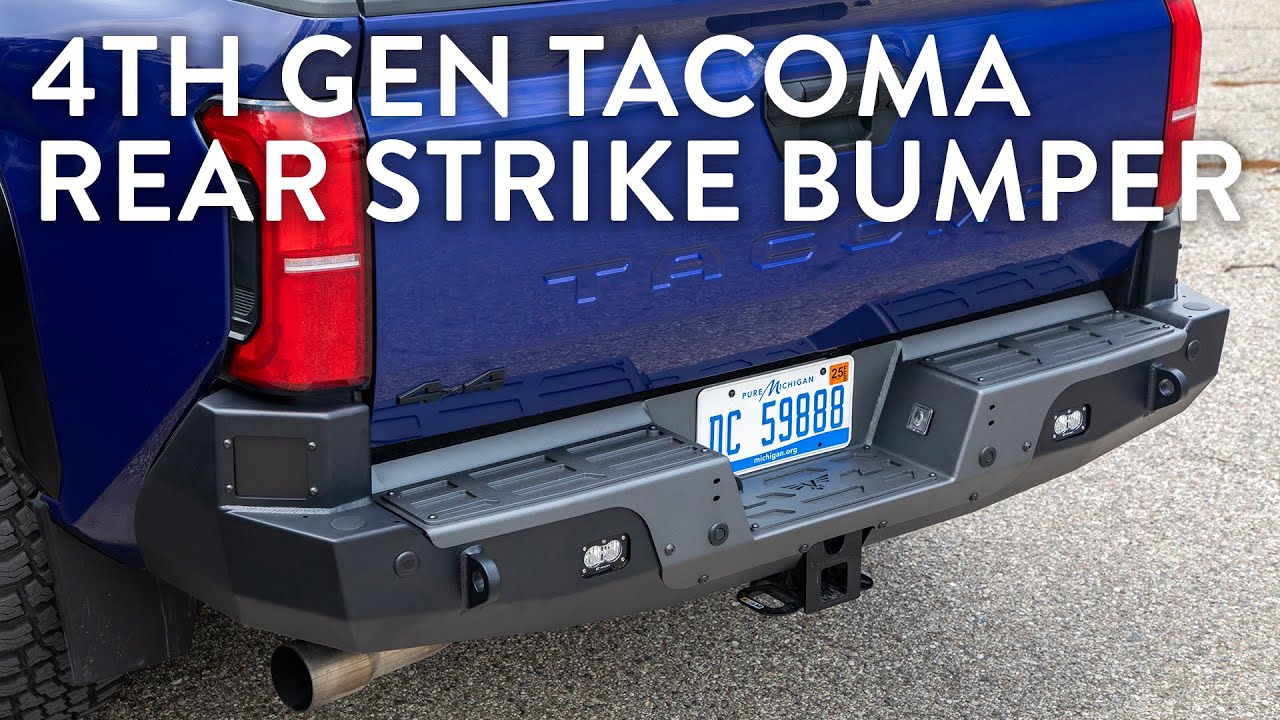 4th Gen Tacoma Rear Strike Bumper Install