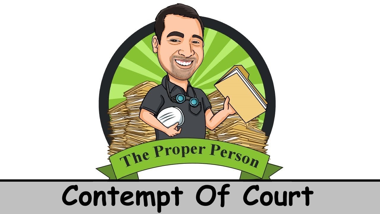 Legal Nuts And Bolts: Contempt Of Court