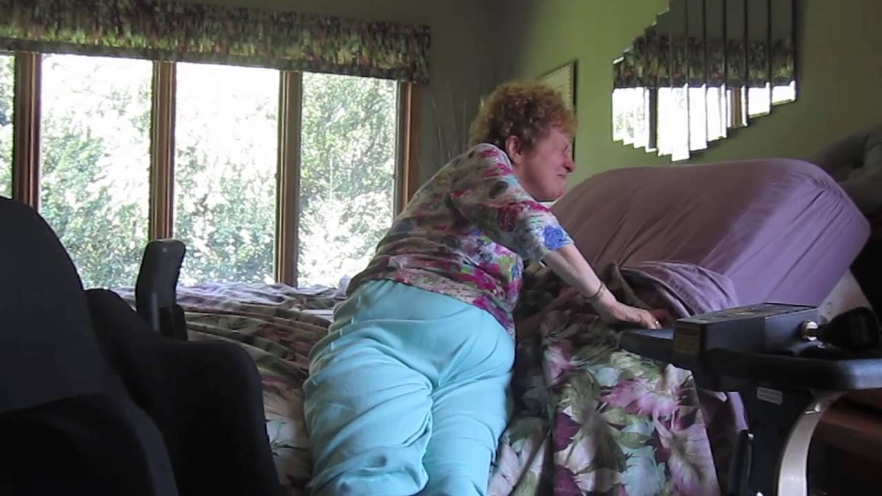 When you can't walk, getting out of bed