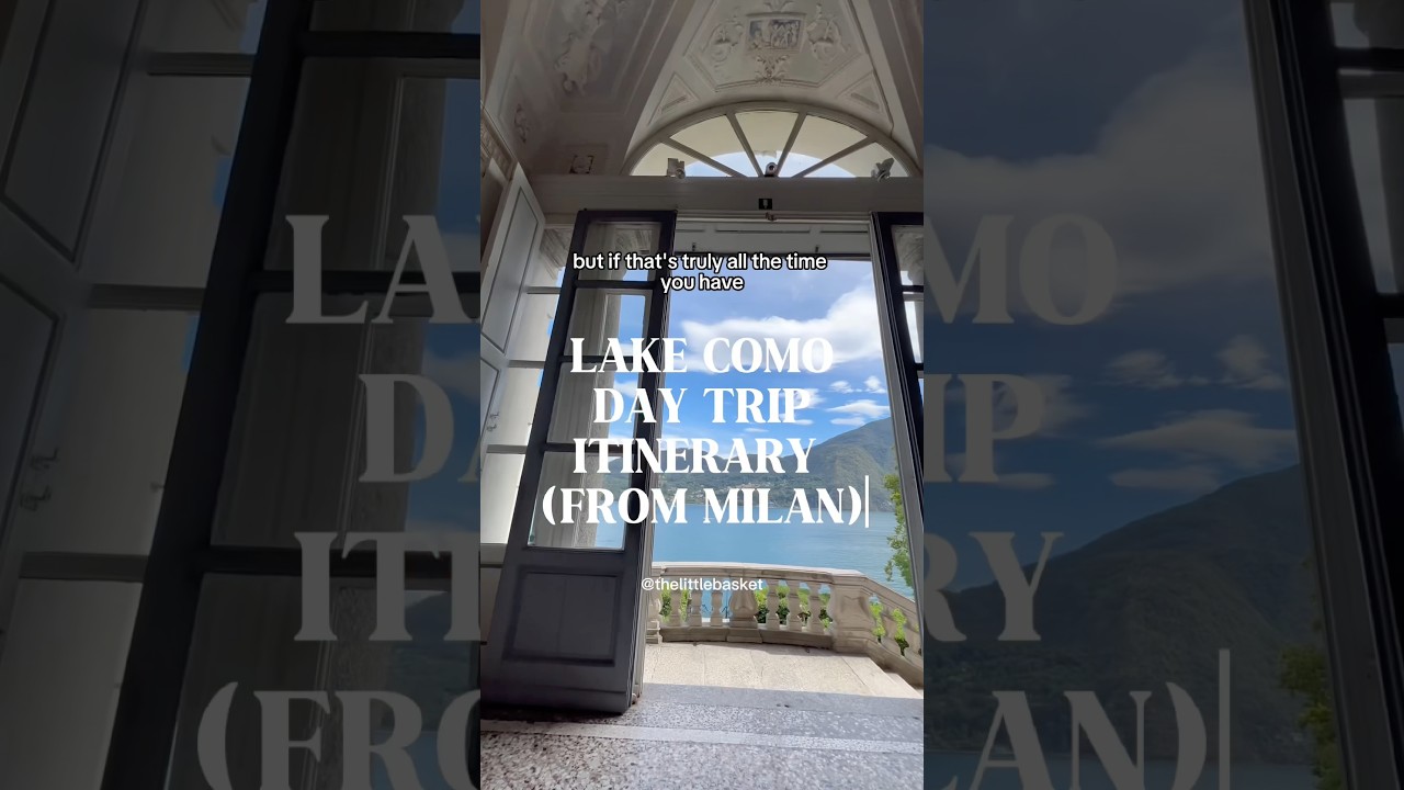 Day trip from Milan to Lake Como #lakecomo #milan #tlbtips