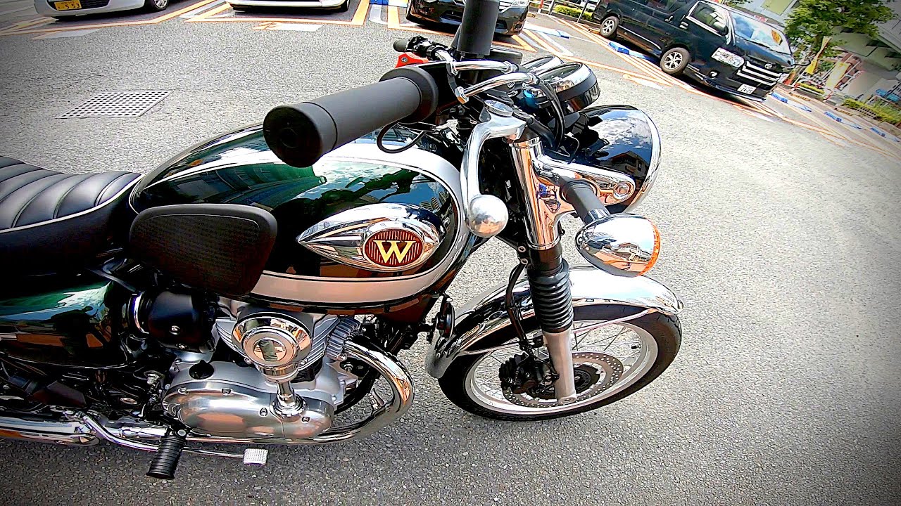 KAWASAKI W800(2020) - Stock Exhaust Sound【新型W排気音】