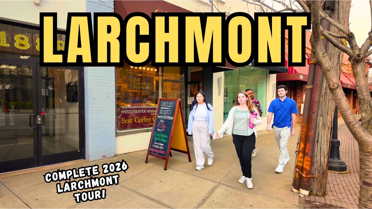 Exploring Larchmont New York 2026 | NYC's Wealthy Suburb!