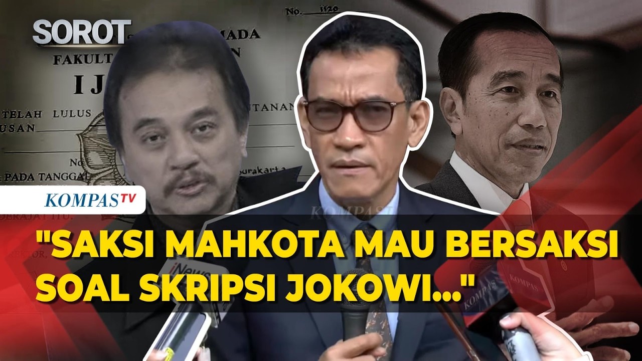 Buka-bukaan! Roy Suryo Cs Bakal Hadirkan Saksi Mahkota untuk Bersaksi soal Skripsi Jokowi