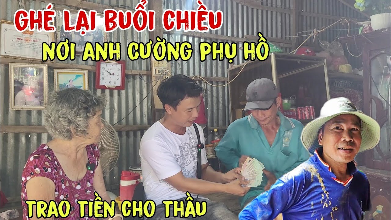 Ghé Lại Buổi Chiều Xem Anh Cường Phụ Hồ Quá Nhiệt Tình, Trao Tiền Cho Chủ Thầu