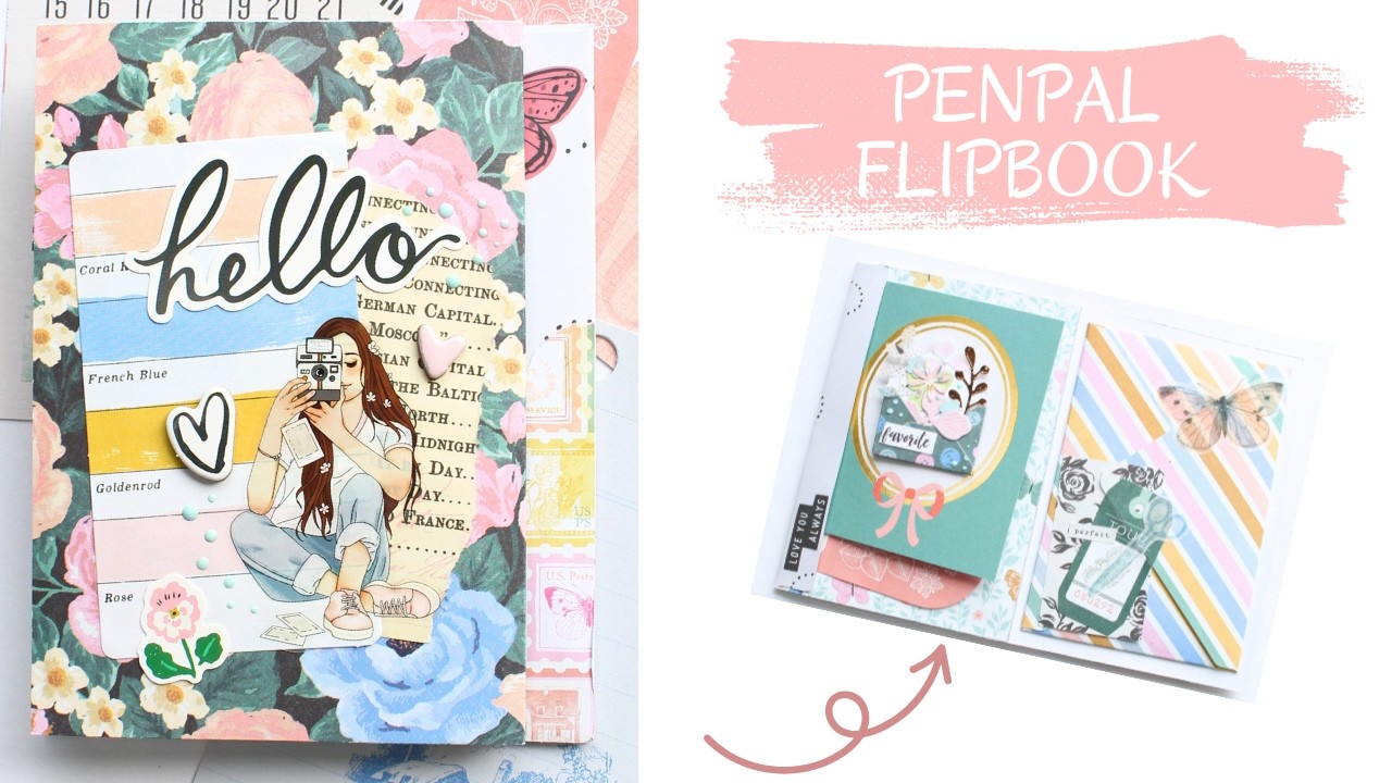 Penpal Flipbook with Envelope Page 💌✨ | Chatty video, inspired by 