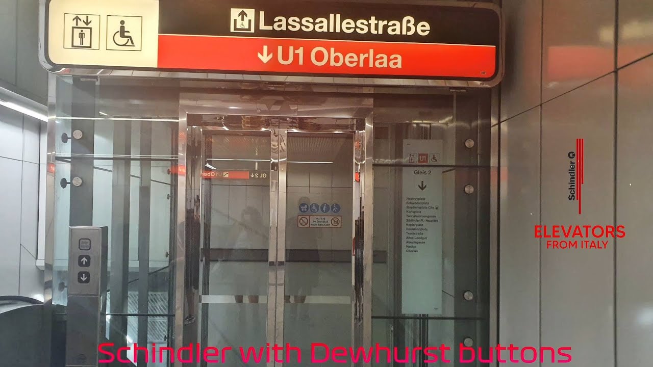 Scenic 2003 Schindler traction elevator@Wien Praterstern U-Bahn Station, Vienna, Austria