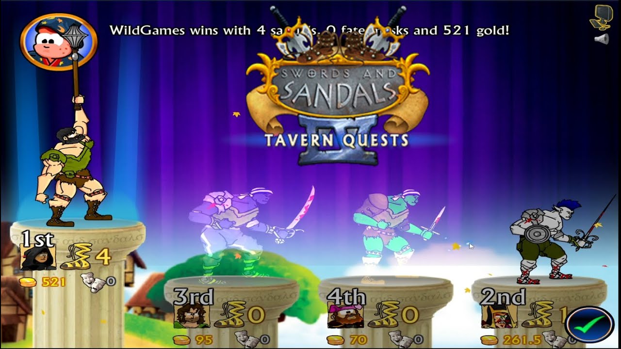Swords and Sandals IV : Tavern Quests | 4k/60fps | All Maps Walkthrough Gameplay No Commentary