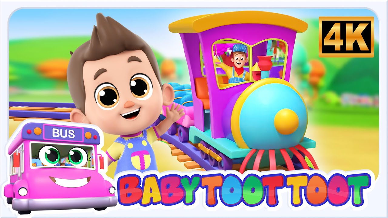 Wheels On The Train - Vehicle Rhymes And Kids Songs by Baby Toot Toot