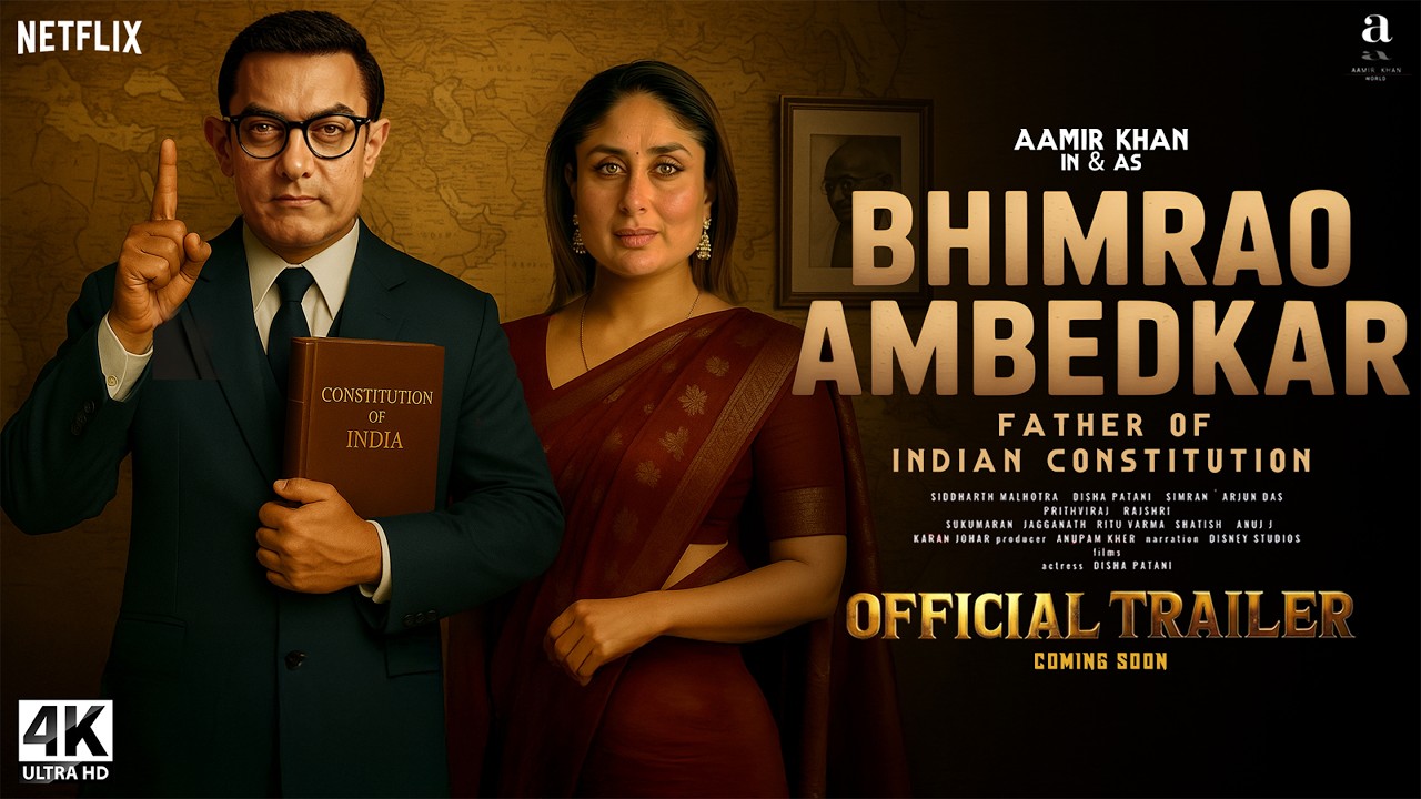 BHIMRAO AMBEDKAR - Official Trailer | Aamir Khan | Kareena Kapoor Khan | Aamir Khan New Movies 2025