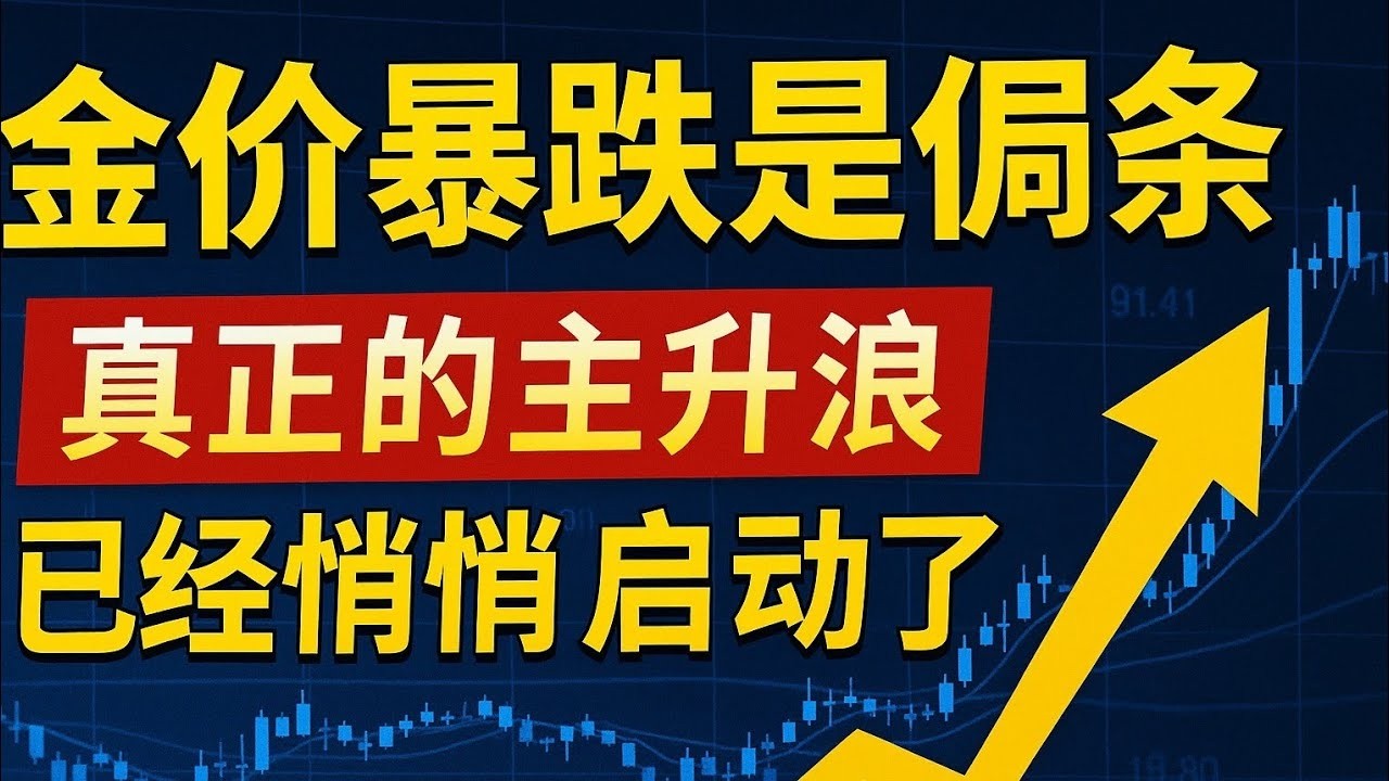 金价暴跌是假象！真正的主升浪已经悄悄启动了！你若被洗掉，将看不到尾灯！#黄金 #金价 #黄金走势 #黄金预测 #黄金投资 #黄金分析 #黄金暴涨 #黄金价格 #今日金价 #全球黄金 #黄