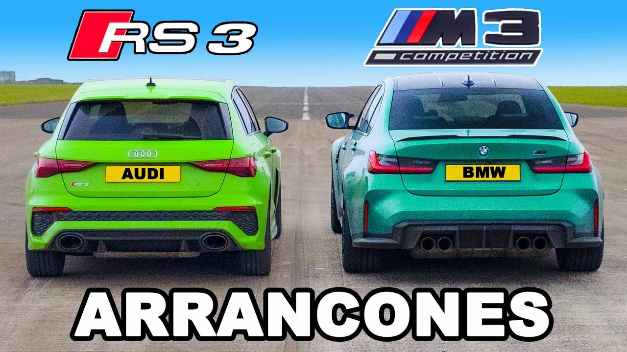 Audi RS3 vs BMW M3: ARRANCONES