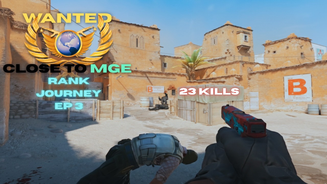 Hard Work Pays Off! (kinda)) Dust II MG2 Rank Journey #3 (Top Frag) [No Commentary - 2K]